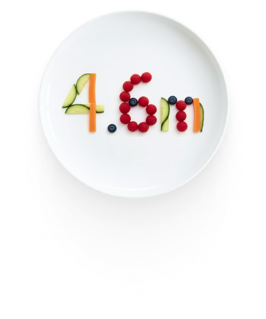 Over 4 million food products in the Bite Insight global database