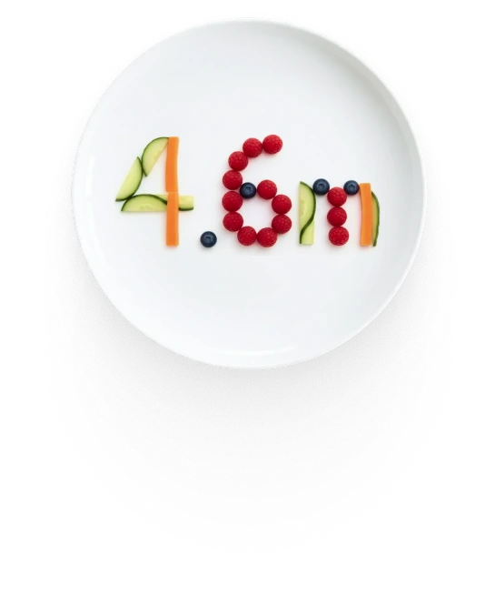 Over 4 million food products in the Bite Insight global database