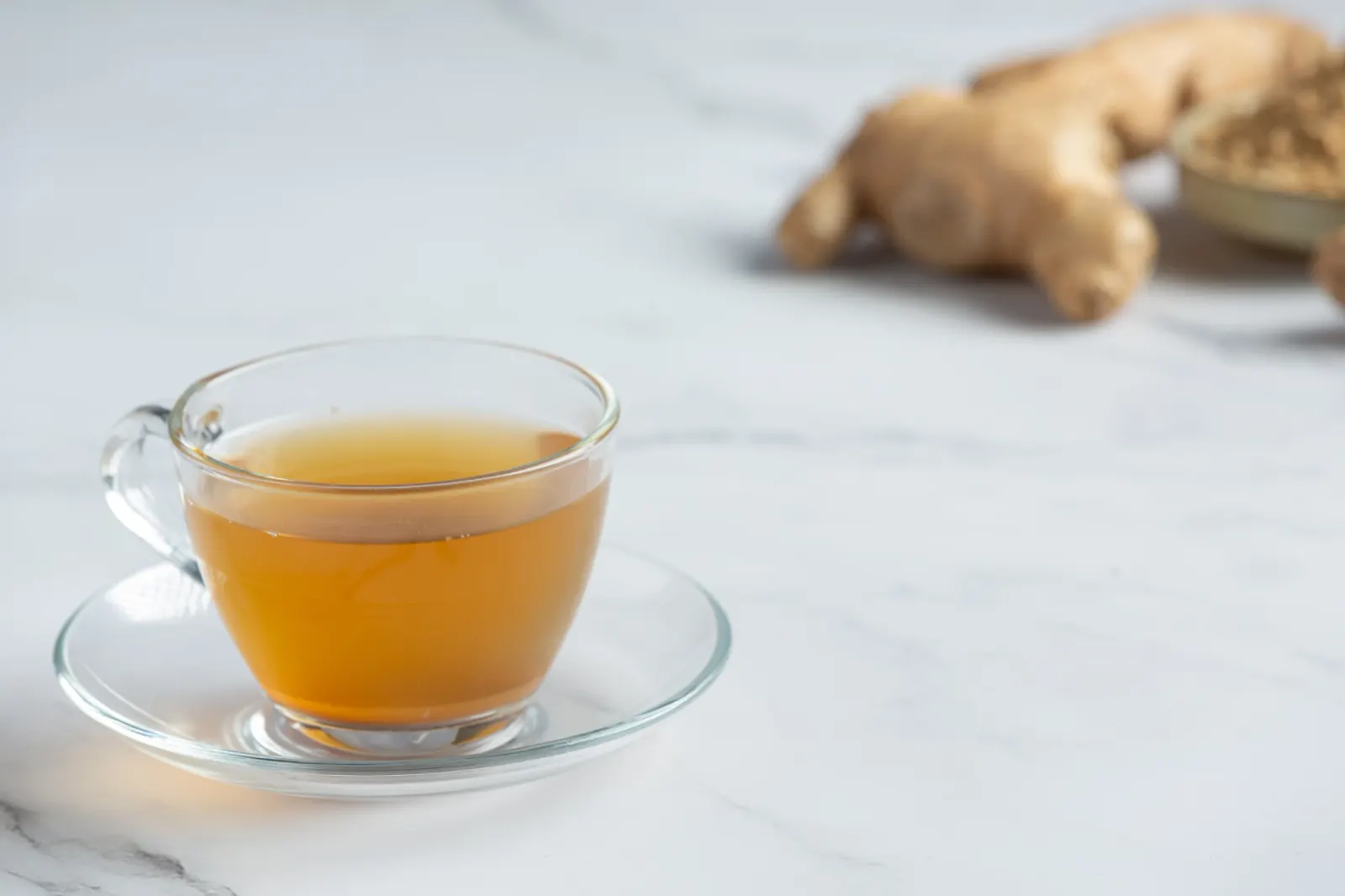 Cup of hot ginger tea